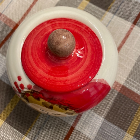 Vietri Retired Sugar Bowl Handcrafted New - Picture 2 of 6